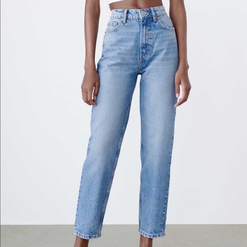 Zara mom jeans
